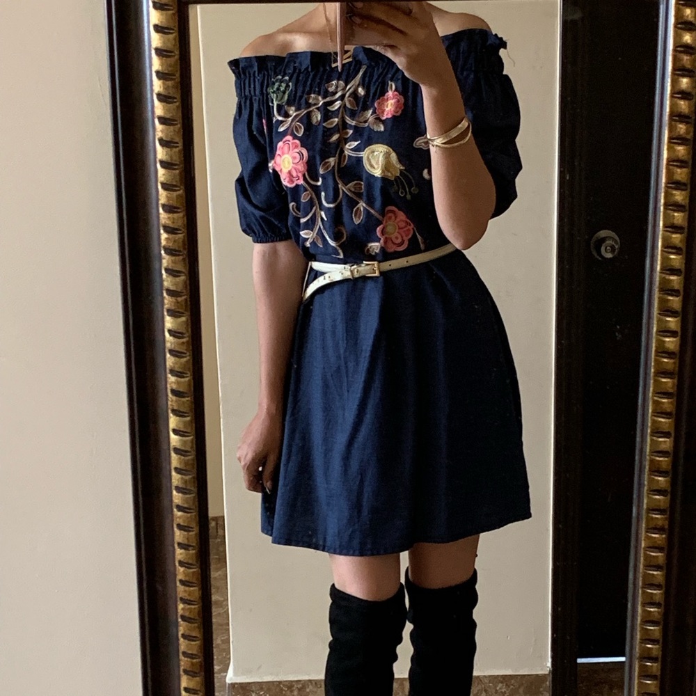 Off the shoulder dress